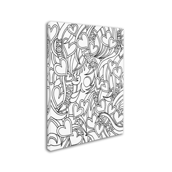 Kathy G. Ahrens 'Mixed Coloring Book 41' Canvas Art,24x32